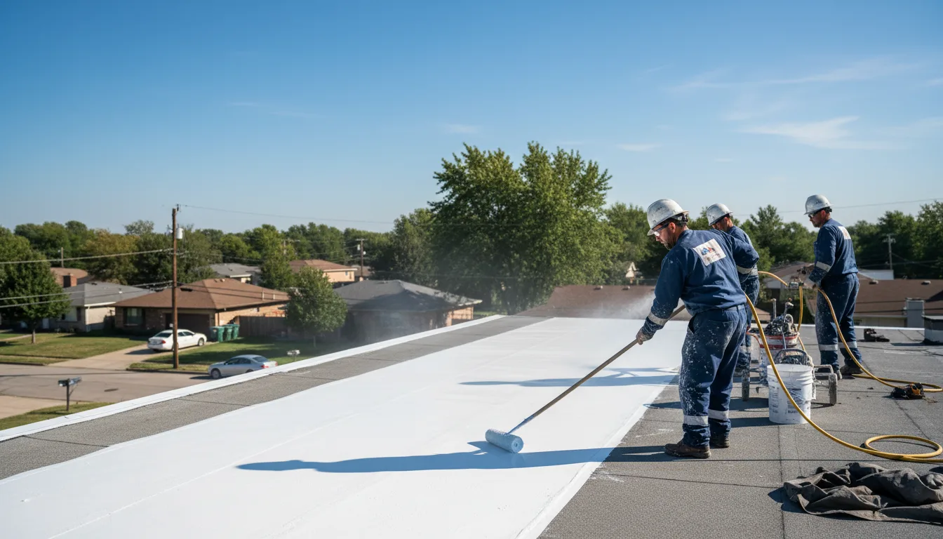 Commercial roof coating in Eden Valley, MN near me